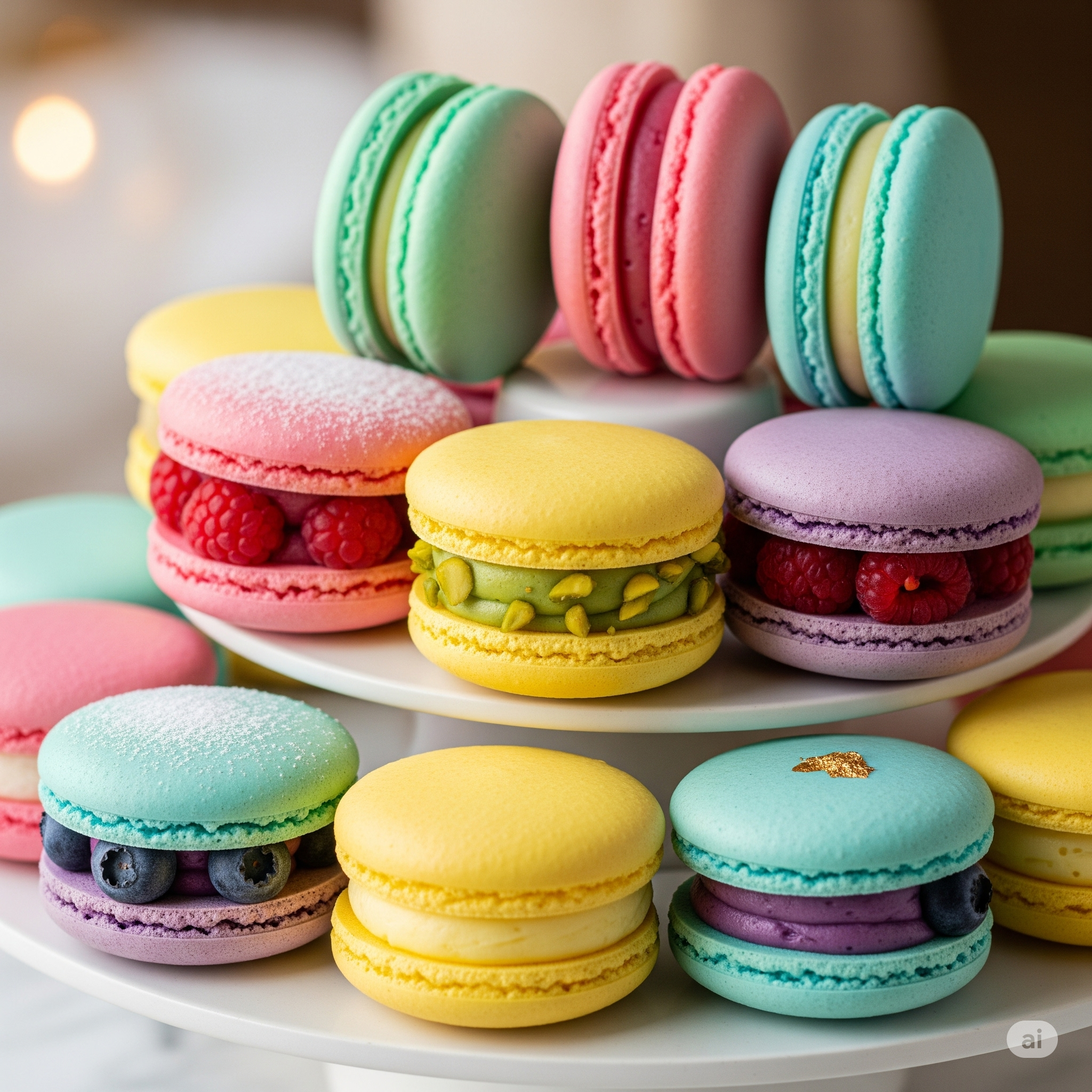 Macarons Coloridos